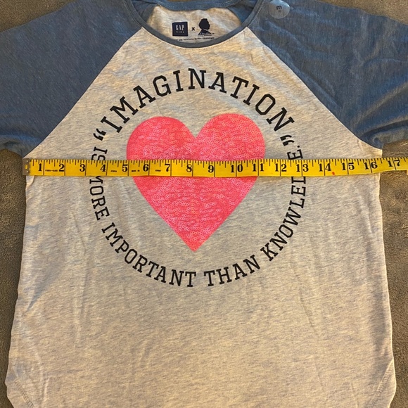 Girls Gap Kids Long Sleeve T-Shirt, Size MED (8), New With Tag - Picture 6 of 8